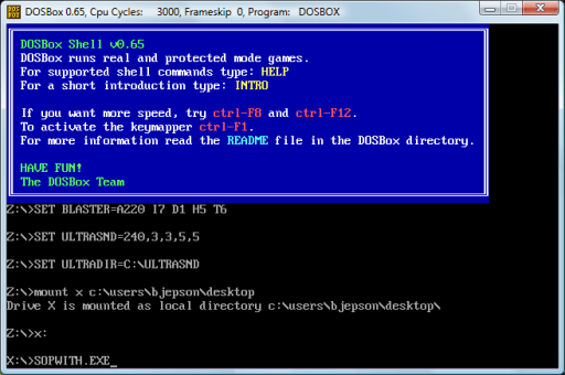 dosbox error this program requires microsoft windows